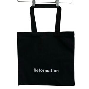 Reformation lightweight canvas Bback Tote Bag Small